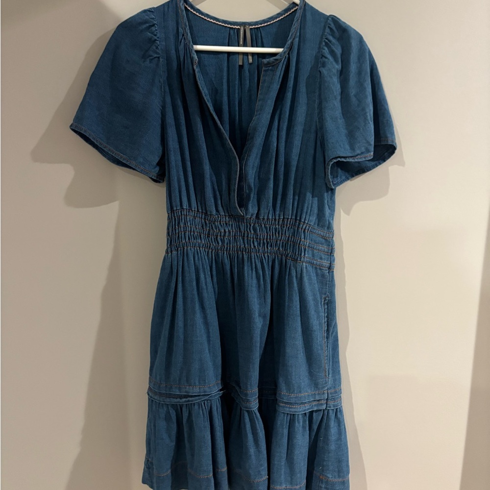 Anthropologie Somerset Denim Mini Dress